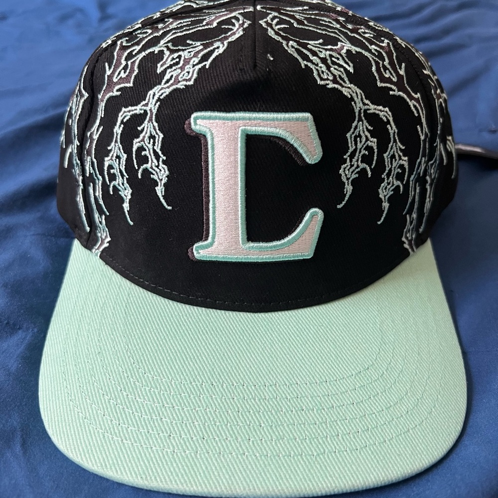 Civilregime Embroidered 'C 'Snapback Hat - Black & Mint